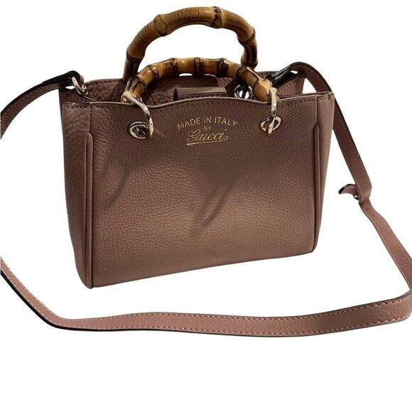 Gucci Brown Satchel with Bamboo Handles - Picture 2 of 15